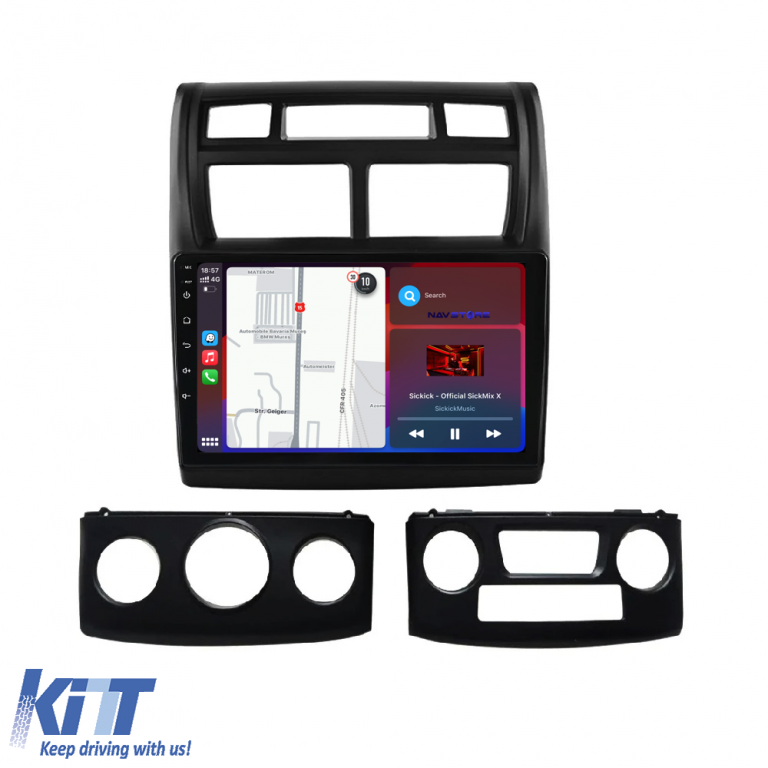 Navigatie Dedicata Kia Sportage (2004-2010), 9Inch, 1Gb Ram, 32Gb Stocare, Carplay Performance AutoTuning