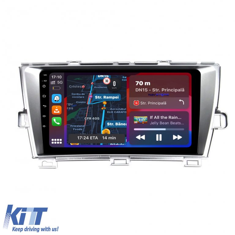 Navigatie Dedicata Toyota Prius W3 (2009 - 2015), 9Inch, 2Gb Ram, 64Gb Stocare, Carplay Performance AutoTuning