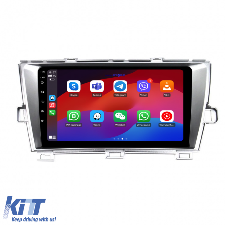 Navigatie Dedicata Toyota Prius W3 (2009 - 2015), 9Inch, 8Gb Ram, 256Gb Stocare, Carplay Performance AutoTuning
