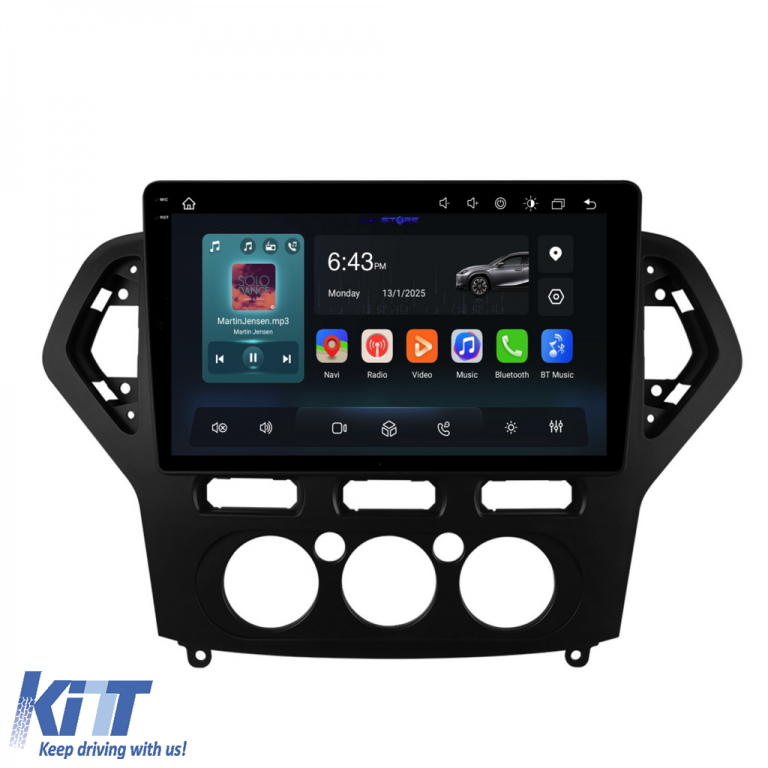 Navigatie Android Dedicata Ford Mondeo (2007-2014), 10Inch, 4Gb Ram, 64Gb Stocare, Carplay Performance AutoTuning