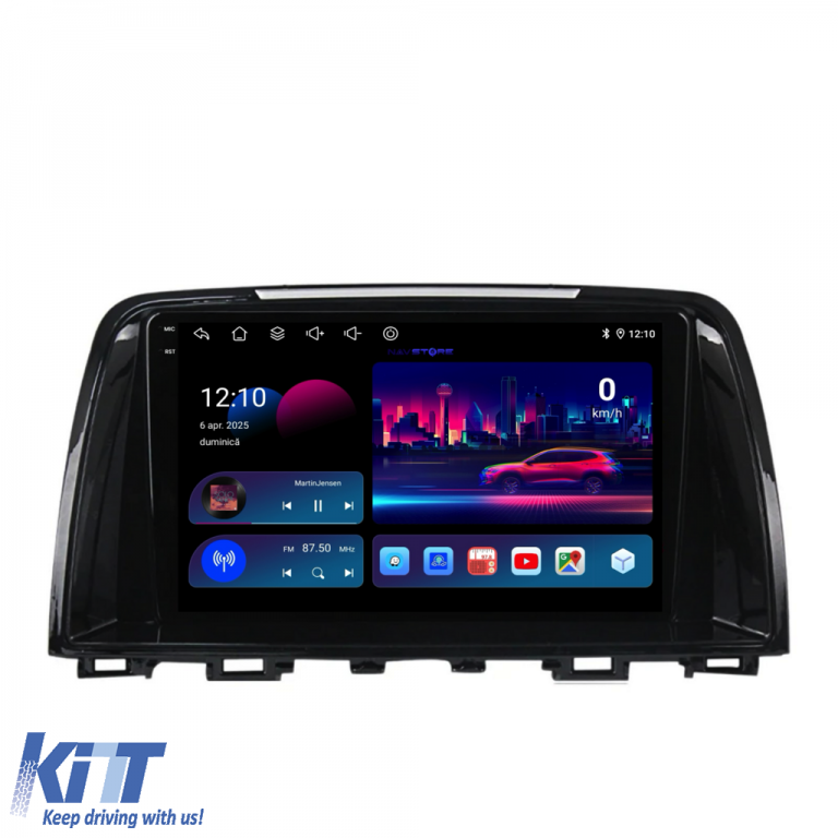Navigatie Dedicata Mazda 6 (2013-2015), 9Inch, 6Gb Ram, 128Gb Stocare, Carplay Performance AutoTuning