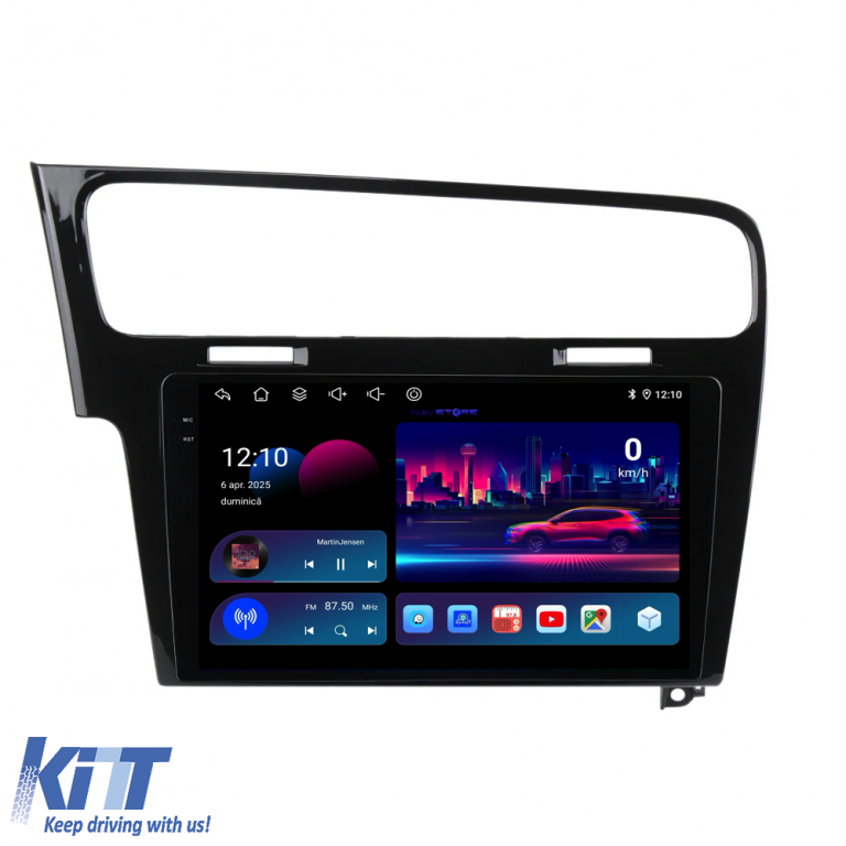 Navigatie Dedicata Volkswagen Golf 7 (2013-2020), 10Inch, 8Gb Ram, 256Gb Stocare, Carplay Performance AutoTuning