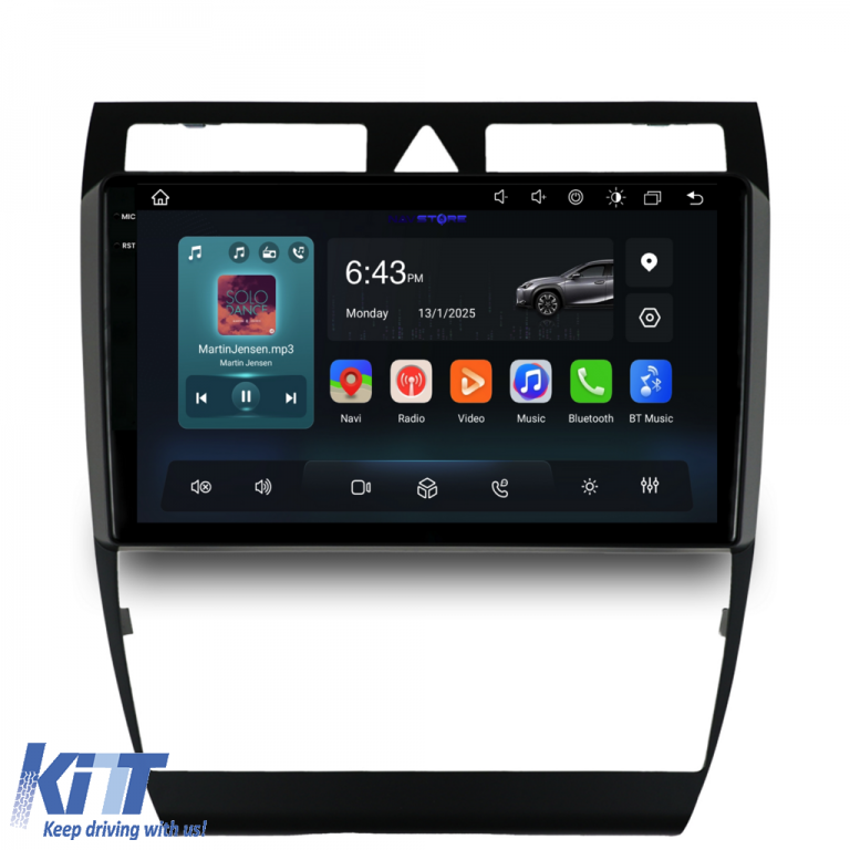 Navigatie Dedicata Audi A6 C5 (2000-2004), 9Inch, 8Gb Ram, 256Gb Stocare, Carplay Performance AutoTuning