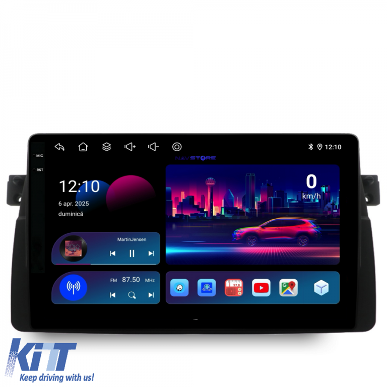 Navigatie Dedicata BMW Seria3 E46 (1997-2005), 9Inch, 6Gb Ram, 128Gb Stocare, Carplay Performance AutoTuning