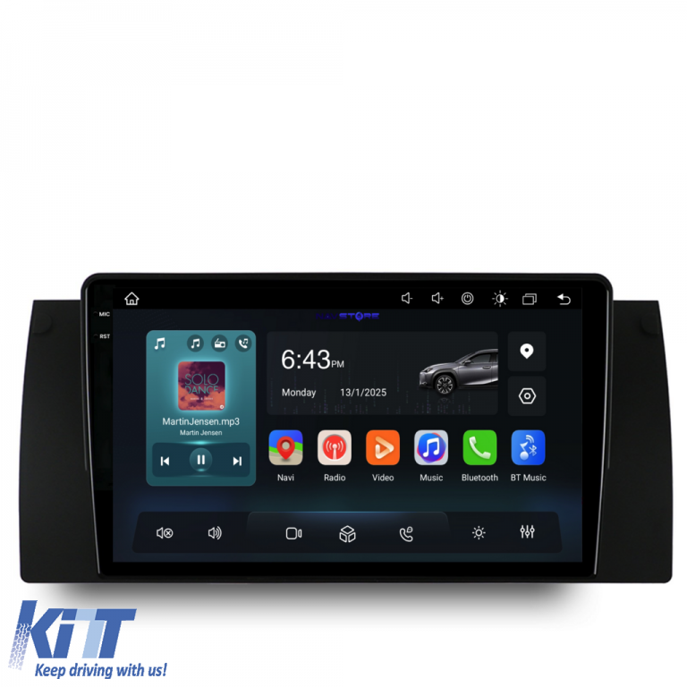 Navigatie Dedicata BMW Seria5 E39 X5 E53 (1995-2003), Incell 9Inch, 8Gb Ram, 256Gb Stocare, Carplay Performance AutoTuning