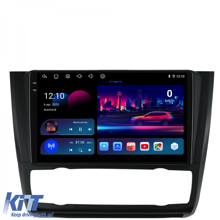 Navigatie Dedicata Bmw Seria 1 E82 E88 E81 E87 (2004-2011), 9Inch, 2Gb Ram, 32Gb Stocare, Carplay Performance AutoTuning