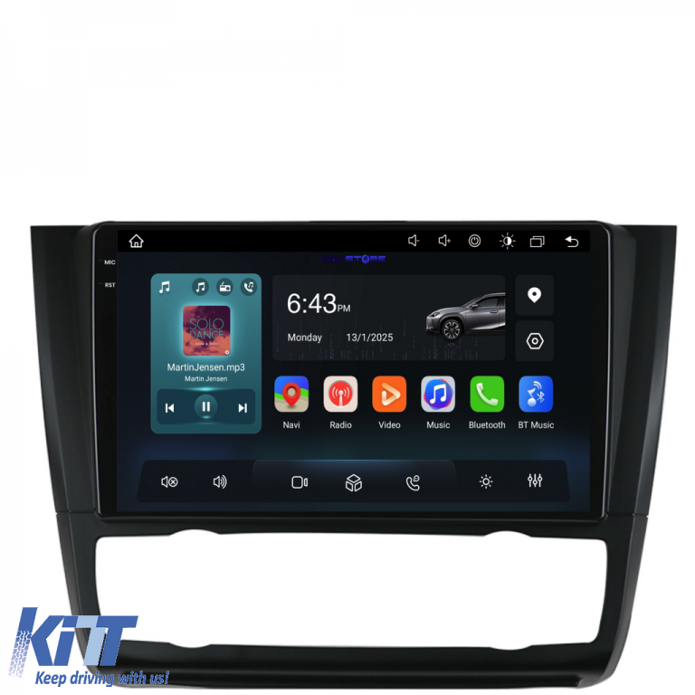 Navigatie Dedicata Bmw Seria 1 E82 E88 E81 E87 (2004-2011), 9Inch, 8Gb Ram, 256Gb Stocare, Carplay Performance AutoTuning