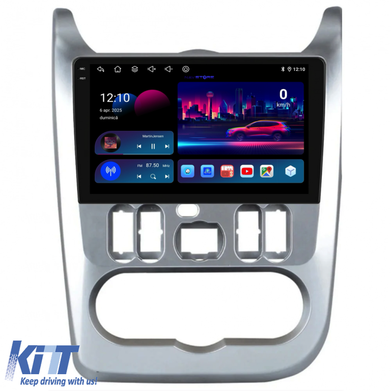 Navigatie Dedicata Dacia Logan Duster Sandero (2008-2013),Incell 9Inch, 6Gb Ram, 128Gb Stocare, Carplay Performance AutoTuning