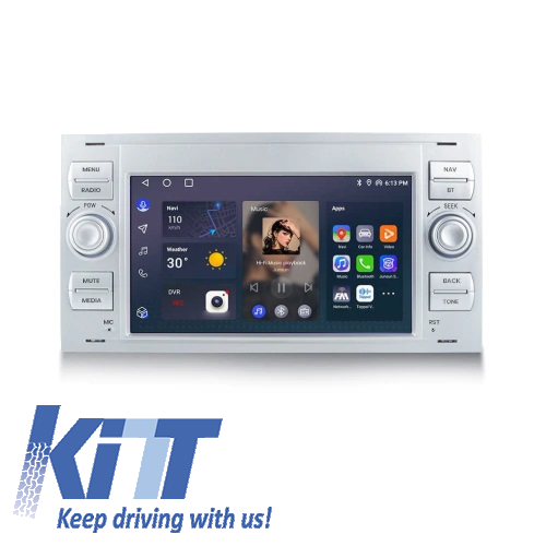 Navigatie Dedicata Ford, 7Inch, 4Gb Ram, 64Gb stocare, Carplay, Argintiu Performance AutoTuning