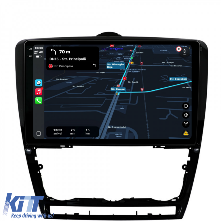 Navigatie Dedicata Skoda Octavia 2 (2004-2013), 10Inch, 4Gb Ram, 64Gb Stocare, Carplay Performance AutoTuning