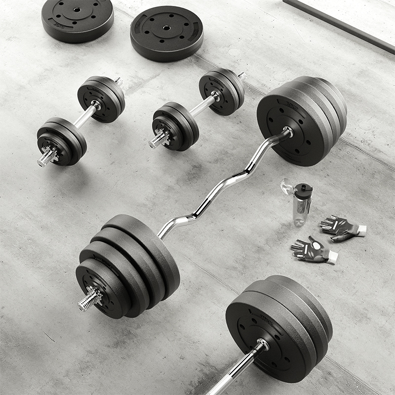 BARA DREAPTA BARBELL 180CM 6.8KG REBEL ACTIVE EuroGoods Quality