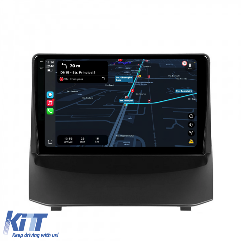 Navigatie Dedicata Ford Fiesta (2009-2017), 9Inch, 2Gb Ram, 32Gb Stocare, Carplay Performance AutoTuning