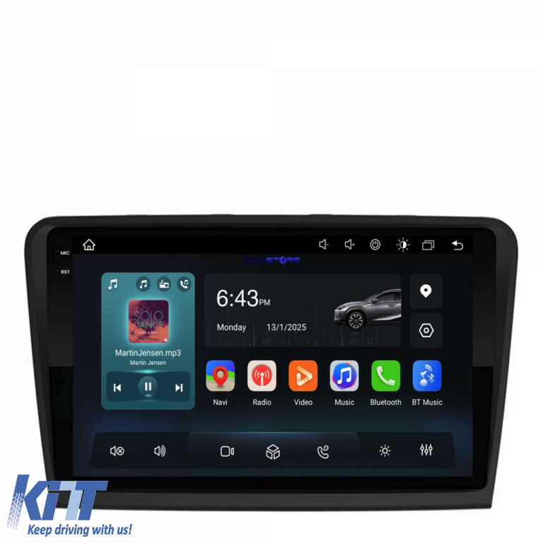 Navigatie Dedicata Skoda Superb 2 (2008-2015), 10Inch, 4Gb Ram, 64Gb Stocare, Carplay Performance AutoTuning