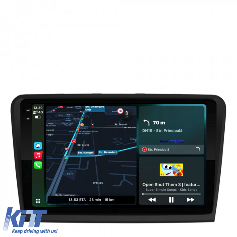 Navigatie Dedicata Skoda Superb 2 (2008-2015), 10Inch, 4Gb Ram, 64Gb Stocare, Carplay Performance AutoTuning