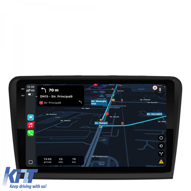 Navigatie Dedicata Skoda Superb 2 (2008-2015), 10Inch, 4Gb Ram, 64Gb Stocare, Carplay Performance AutoTuning