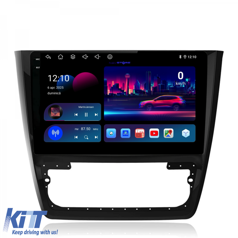 Navigatie Dedicata Skoda Yeti (2009-2017), Incell 10Inch, 2Gb Ram, 32Gb Stocare, Carplay Performance AutoTuning