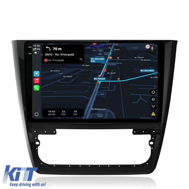 Navigatie Dedicata Skoda Yeti (2009-2017), Incell 10Inch, 2Gb Ram, 32Gb Stocare, Carplay Performance AutoTuning