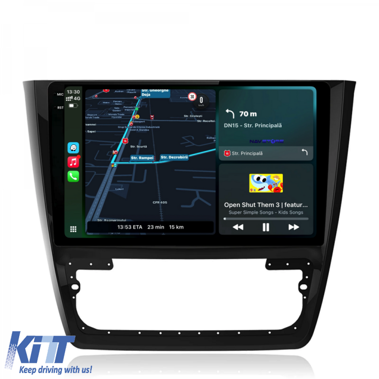 Navigatie Dedicata Skoda Yeti (2009-2017), Incell 10Inch, 6Gb Ram, 128Gb Stocare, Carplay Performance AutoTuning