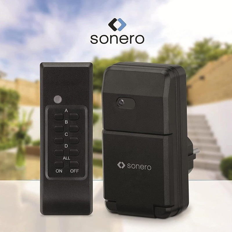 PRIZA PENTRU EXTERIOR CU TELECOMANDA 1100W SONERO EuroGoods Quality