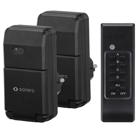 SET 2 PRIZE EXTERIOR CU TELECOMANDA 1100W SONERO EuroGoods Quality