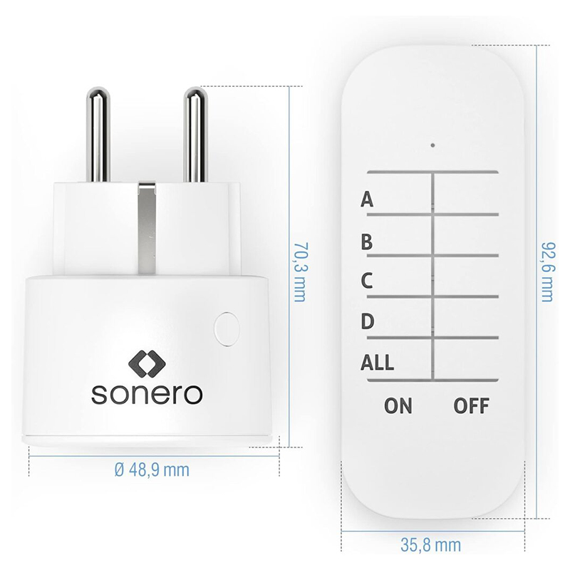 SET 3 PRIZE CU TELECOMANDA 2300W SONERO EuroGoods Quality