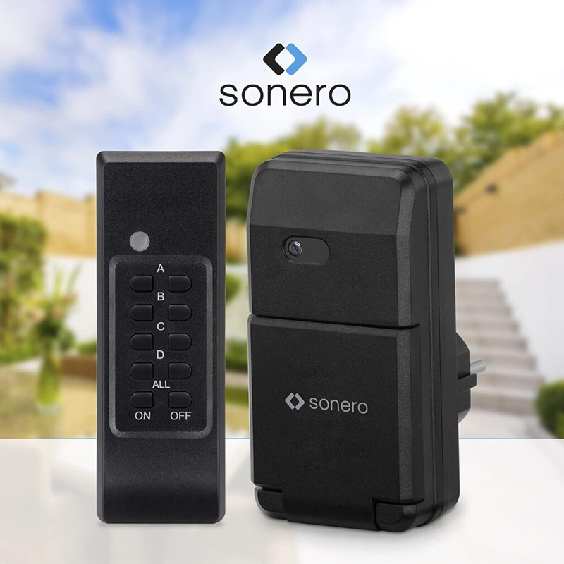 SET 3 PRIZE PENTRU EXTERIOR CU TELECOMANDA 1100W SONERO EuroGoods Quality