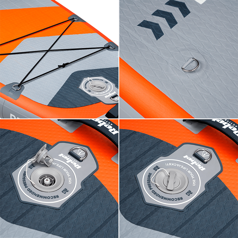 SET PLACA GONFLABILA STAND UP PADDLE SCAUN 335X84X15 CM EuroGoods Quality