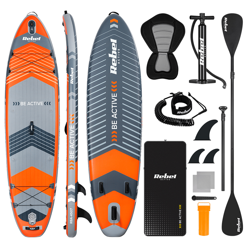 SET PLACA GONFLABILA STAND UP PADDLE SCAUN 335X84X15 CM EuroGoods Quality