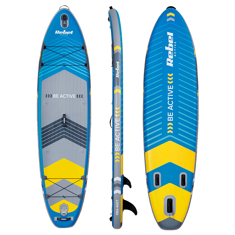 SET PLACA GONFLABILA STAND UP PADDLE SCAUN 335X84X15 CM EuroGoods Quality