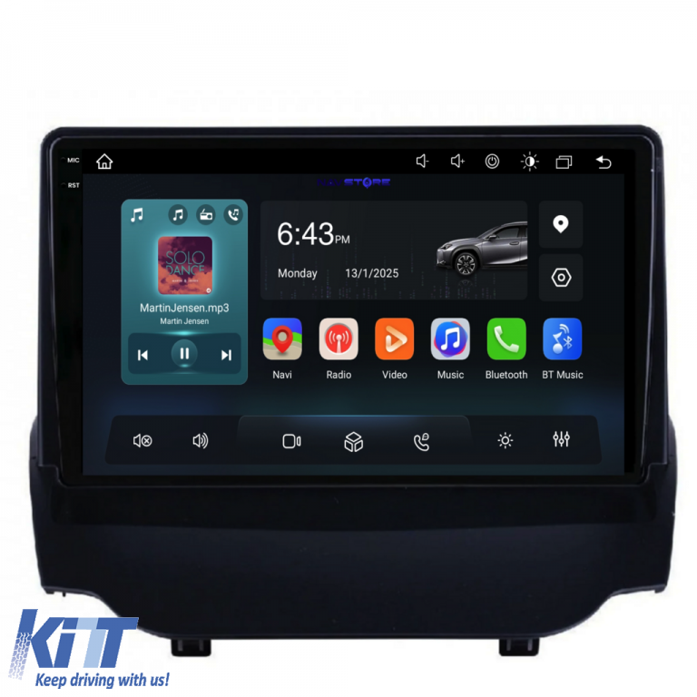 Navigatie Dedicata Ford EcoSport (2013-2016),QuadCore, 9Inch, 4Gb Ram, 64Gb Stocare, Carplay Performance AutoTuning
