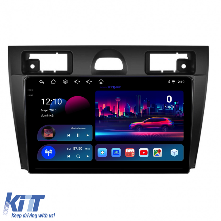 Navigatie Dedicata Ford Fiesta (2006-2011), 9Inch, 2Gb Ram, 32Gb Stocare, Carplay Performance AutoTuning