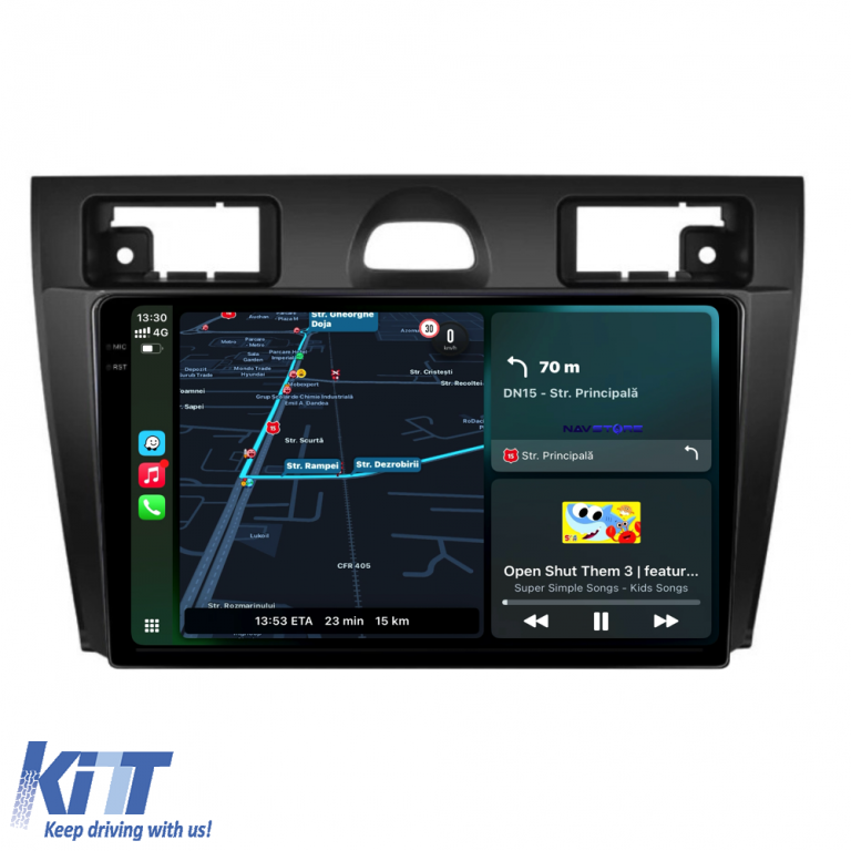 Navigatie Dedicata Ford Fiesta (2006-2011), 9Inch, 2Gb Ram, 32Gb Stocare, Carplay Performance AutoTuning