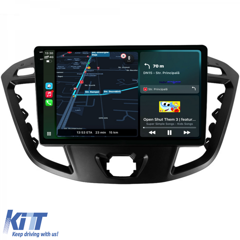 Navigatie Dedicata Ford Transit (2012-2018), 9Inch, 8Gb Ram, 256Gb Stocare, Carplay Performance AutoTuning