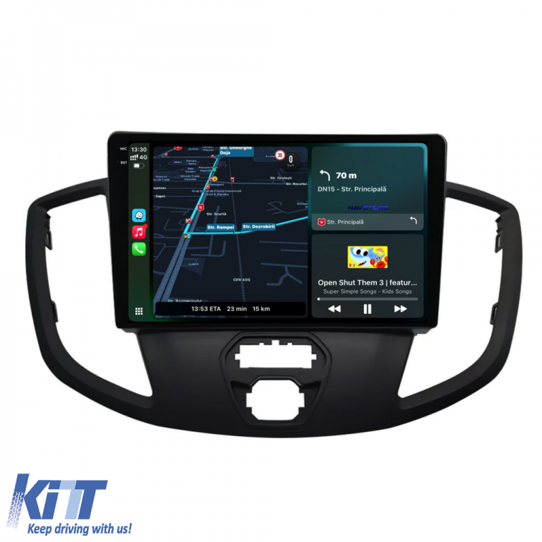 Navigatie Dedicata Ford Transit (2012-2018),QuadCore, 9Inch, 4Gb Ram, 64Gb Stocare, Carplay Performance AutoTuning