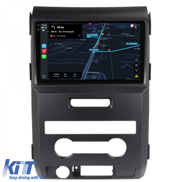 Navigatie Dedicata Ford F150 (2008-2014),QuadCore, 9Inch, 4Gb Ram, 64Gb Stocare, Carplay Performance AutoTuning