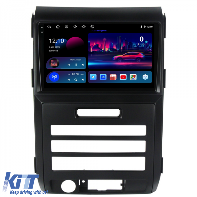 Navigatie Dedicata Ford F150 (2008-2014),QuadCore, 9Inch, 4Gb Ram, 64Gb Stocare, Carplay Performance AutoTuning