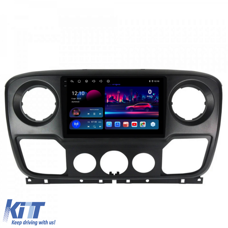 Navigatie Dedicata Opel Movano Renault Master Nissan NV400 (2010-2020), 10Inch, 2Gb Ram, 32Gb Stocare, Carplay Performance AutoTuning