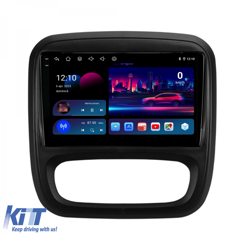 Navigatie Dedicata Opel Vivaro Renault Trafic Fiat Talento (2014 - 2018),QuadCore, 9 Inch, 4Gb Ram, 64Gb stocare, Carplay Performance AutoTuning