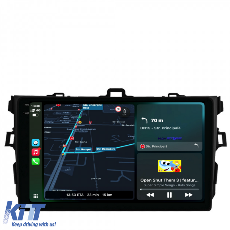 Navigatie Dedicata Toyota Corolla (2006-2013), 9Inch, 2Gb Ram, 32Gb Stocare, Carplay Performance AutoTuning