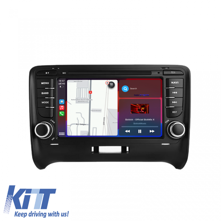 Navigatie Dedicata Audi TT (2006-2014), 7Inch, 2Gb Ram, 32Gb Stocare, Carplay Performance AutoTuning
