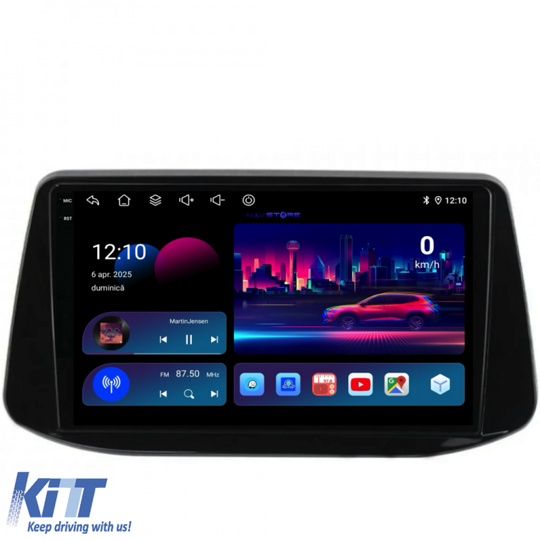 Navigatie Dedicata Hyundai I30 (2017-2022), 9Inch, 2Gb Ram, 32Gb Stocare, Carplay Performance AutoTuning