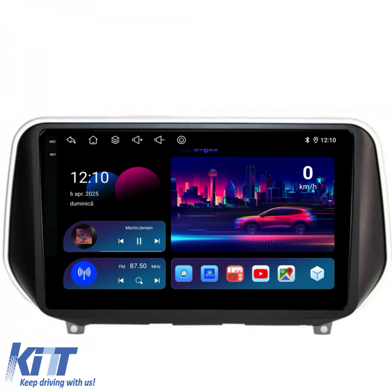 Navigatie Dedicata Hyundai SantaFe (2018-2024),QuadCore, 9Inch, 4Gb Ram, 64Gb Stocare, Carplay Performance AutoTuning