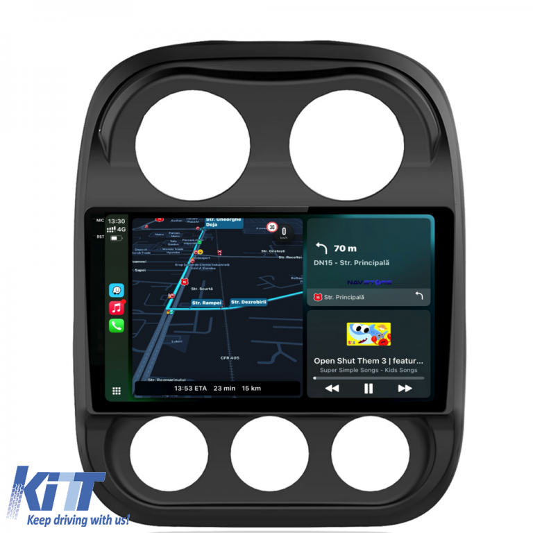 Navigatie Dedicata Jeep Compass (2010-2016), 10Inch, 4Gb Ram, 64Gb Stocare, Carplay Performance AutoTuning