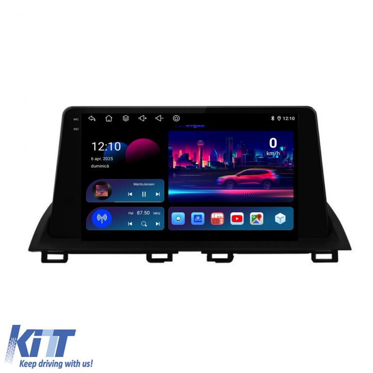 Navigatie Dedicata Mazda 3 (2013-2018), 9 Inch, 8Gb Ram, 256Gb stocare, Carplay Performance AutoTuning