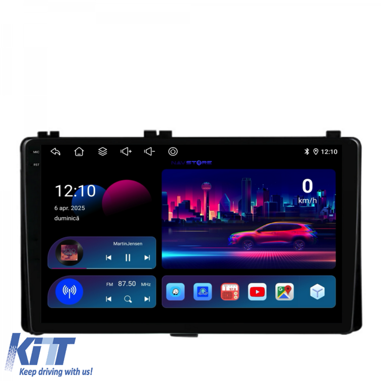 Navigatie Dedicata Toyota Auris, Corolla (2015-2019), 9 Inch, 4Gb Ram, 64Gb stocare, Carplay Performance AutoTuning