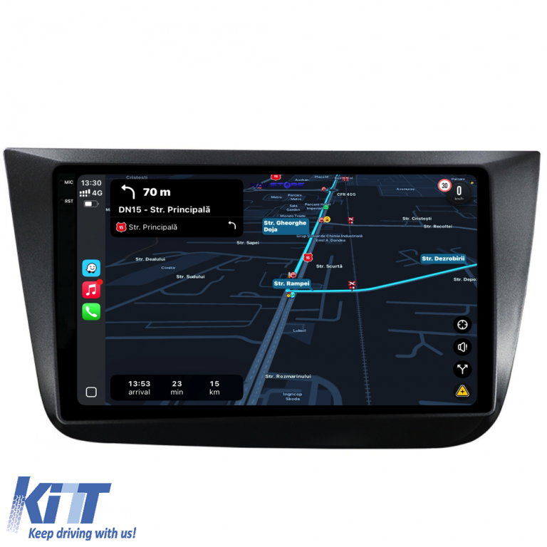 Navigatie Dedicata Seat Altea (2004-2015), 9 Inch, 2Gb Ram, 32Gb stocare, Carplay Performance AutoTuning
