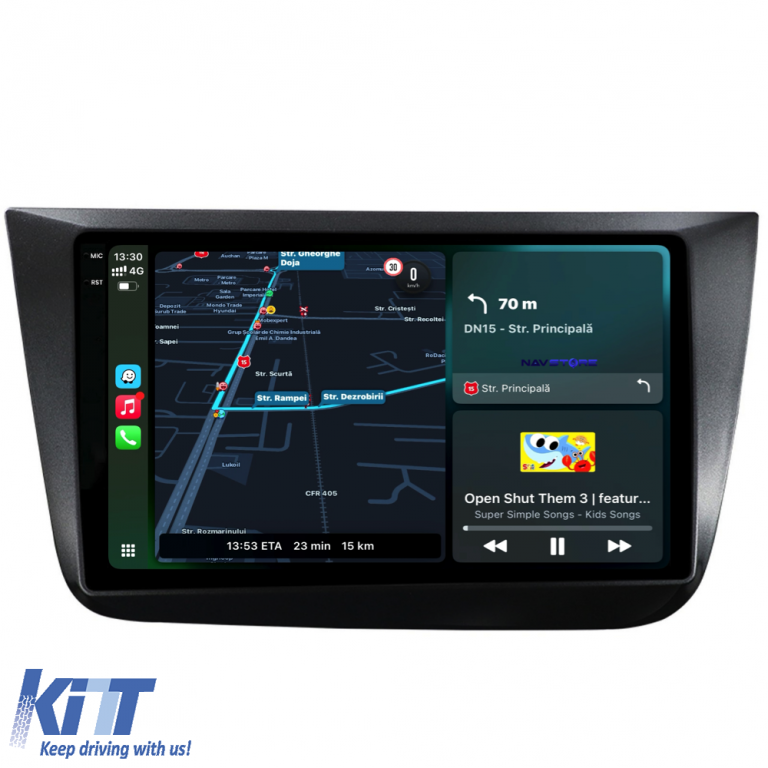 Navigatie Dedicata Seat Altea (2004-2015), 9 Inch, 6Gb Ram, 128Gb stocare, Carplay Performance AutoTuning