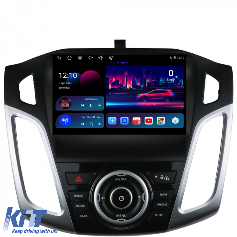 Navigatie  Dedicata Ford Focus 3 (2012-2018),QuadCore, 9Inch, 4Gb Ram, 64Gb Stocare, Carplay Performance AutoTuning