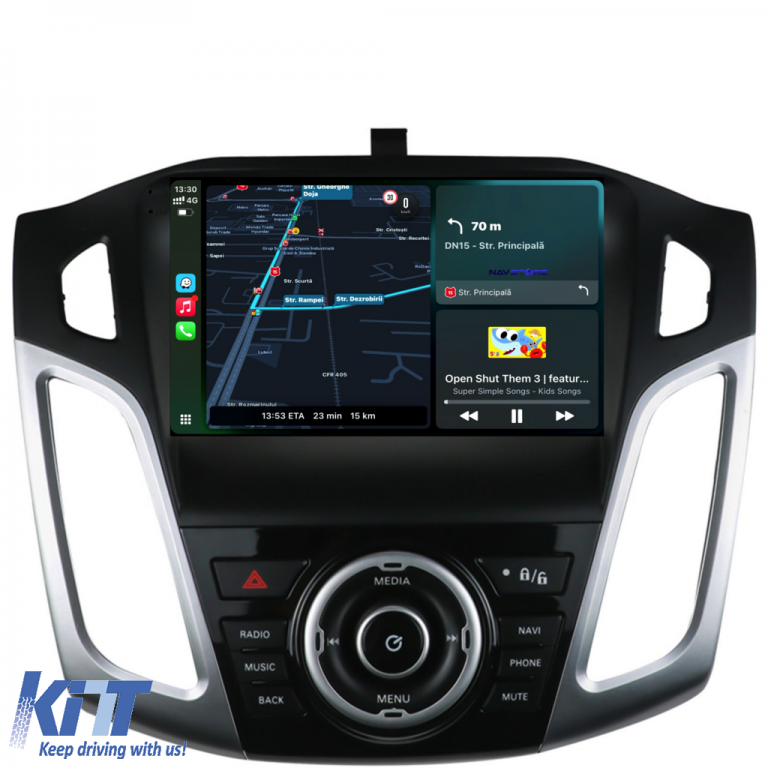 Navigatie  Dedicata Ford Focus 3 (2012-2018),QuadCore, 9Inch, 4Gb Ram, 64Gb Stocare, Carplay Performance AutoTuning