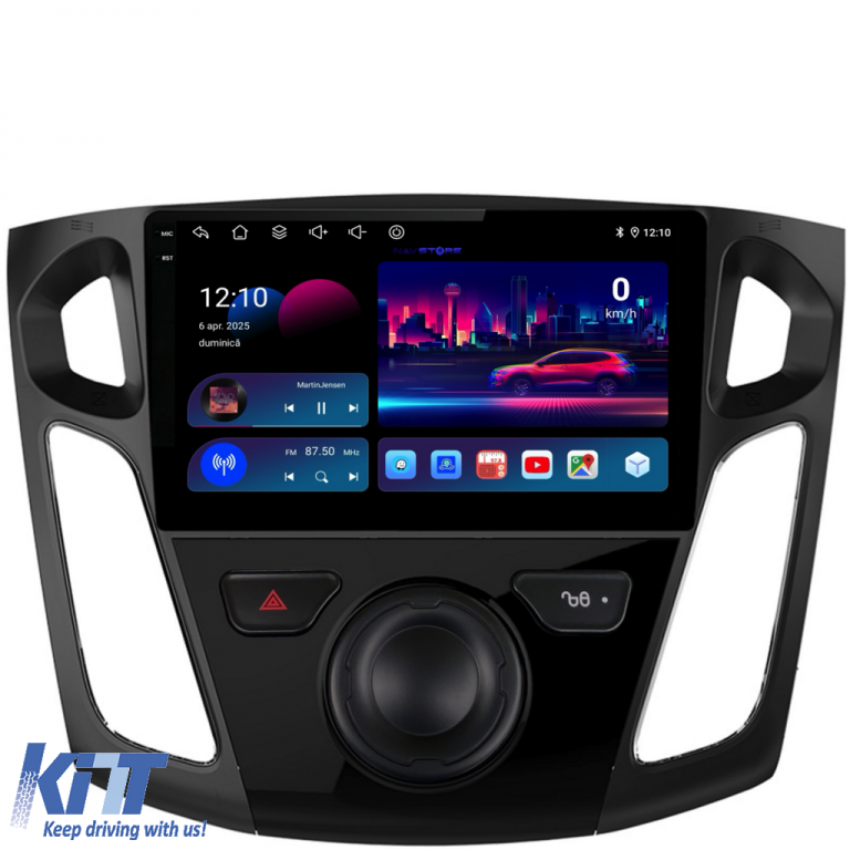 Navigatie  Dedicata Ford Focus 3 (2012-2018),QuadCore, 9Inch, 4Gb Ram, 64Gb Stocare, Carplay Performance AutoTuning